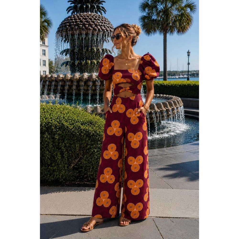 AUTUMN ADEIGBO Nicole jumpsuit NWOT Size 8